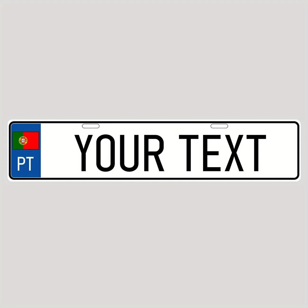 Interior Designer - Custom-Made Retro Aluminum License Plate 40x10cm