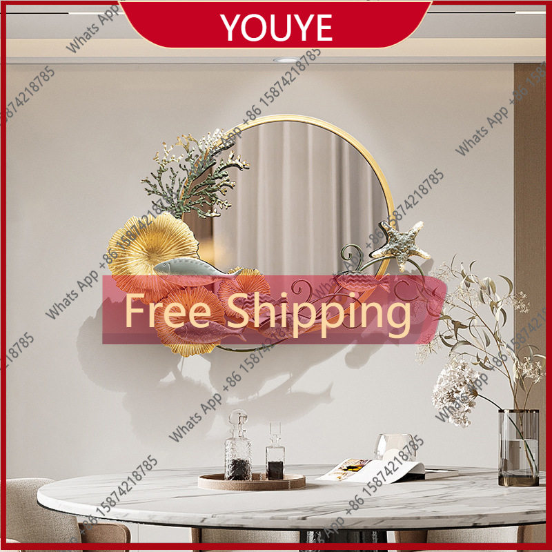 Rattan Mirror Round - Gh Premium Background Decorative Mirror Log