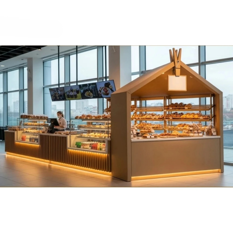 Interior Design Of Cafe - custom.ONI Shopfitting Bakery Kiosk Retail Display