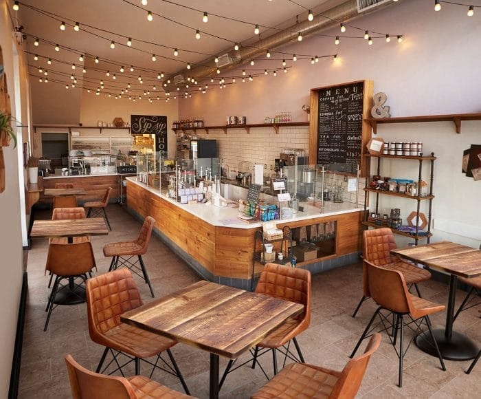 Interior Design Of Cafe - Wooden Cafe Bar Counter Design Modern