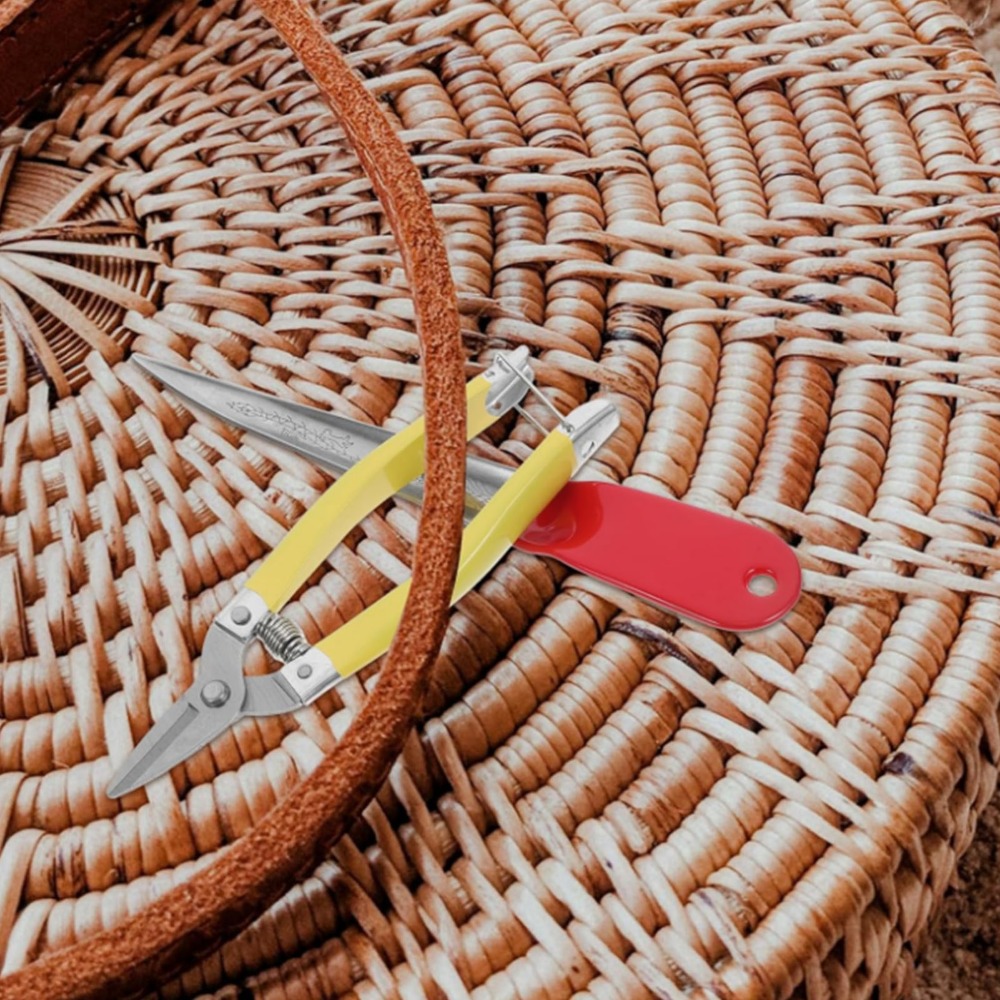 2Pcs Stainless Steel Rattan We - огляд і ціна Woven Basket Set