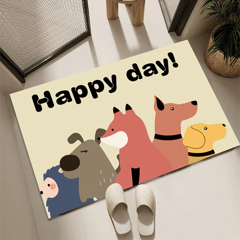Cute Cartoon Abstract Monster  - огляд і ціна Printed Rug Abstract
