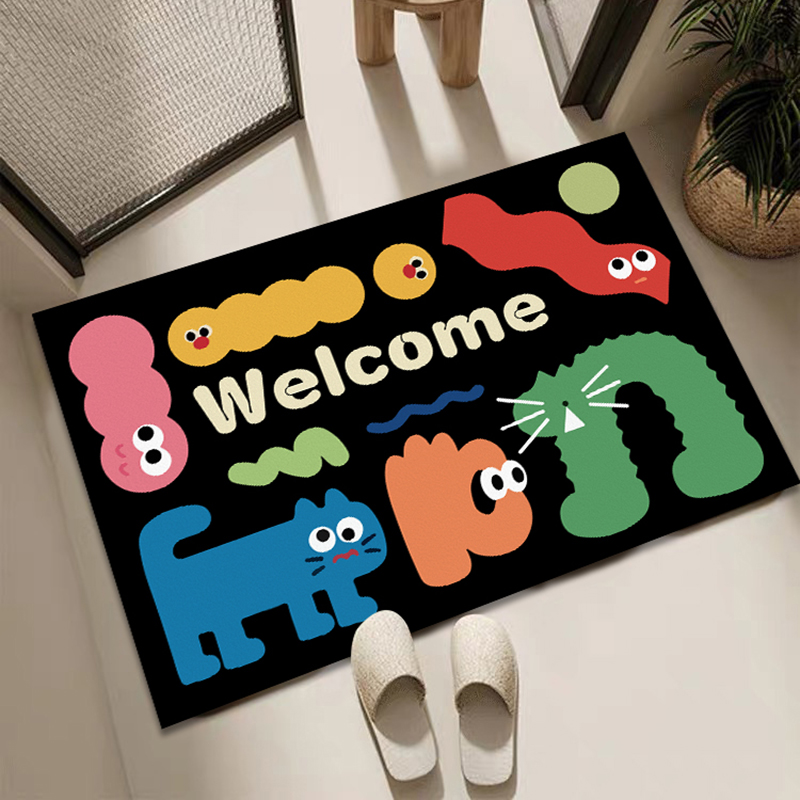 Cute Cartoon Abstract Monster  - огляд і ціна Printed Rug Abstract