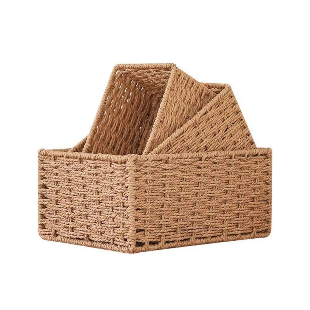 Portable Large Capacity Woven  - огляд і ціна Woven Basket Set