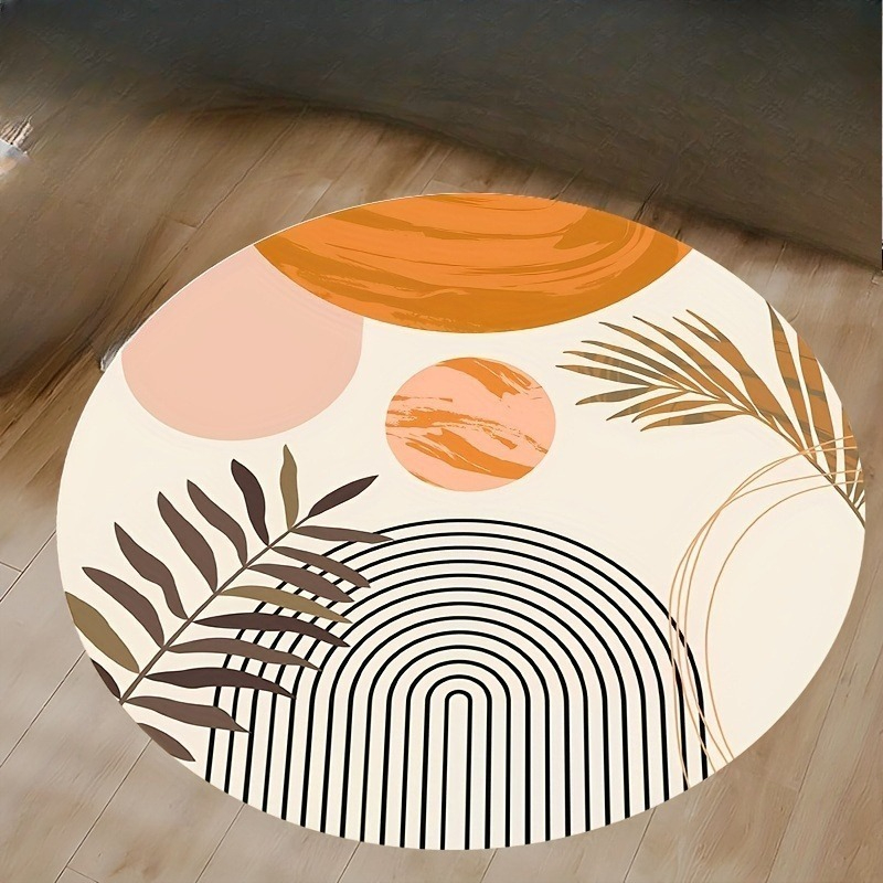 Mid Century Modern Circular Ar - огляд і ціна Printed Rug Abstract