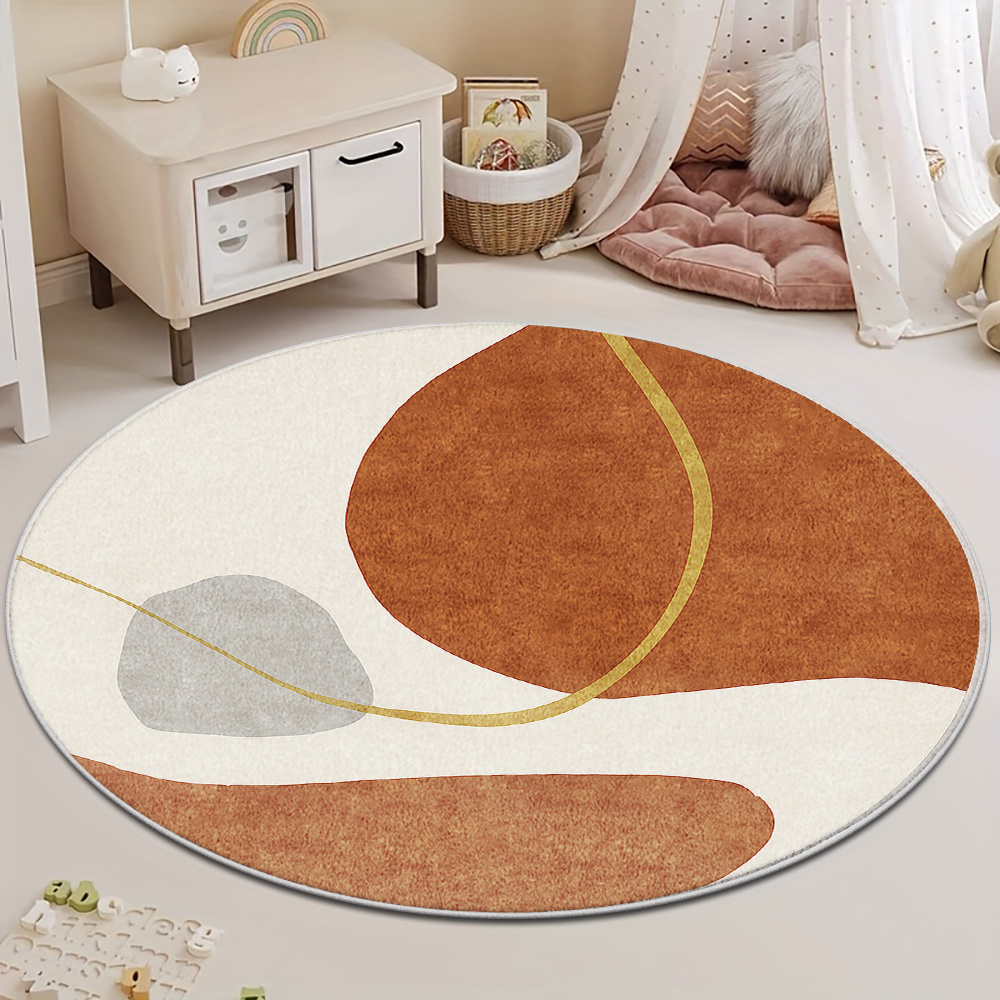Mid Century Modern Circular Ar - огляд і ціна Printed Rug Abstract
