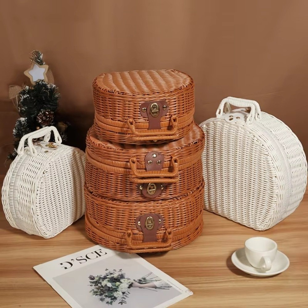 Creative Round Storage Basket  - огляд і ціна Woven Basket Set