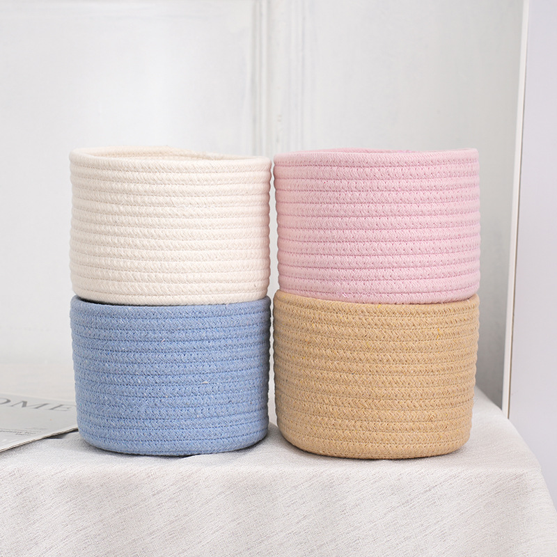 Handmade Woven Cotton Rope Wov - огляд і ціна Woven Basket Set