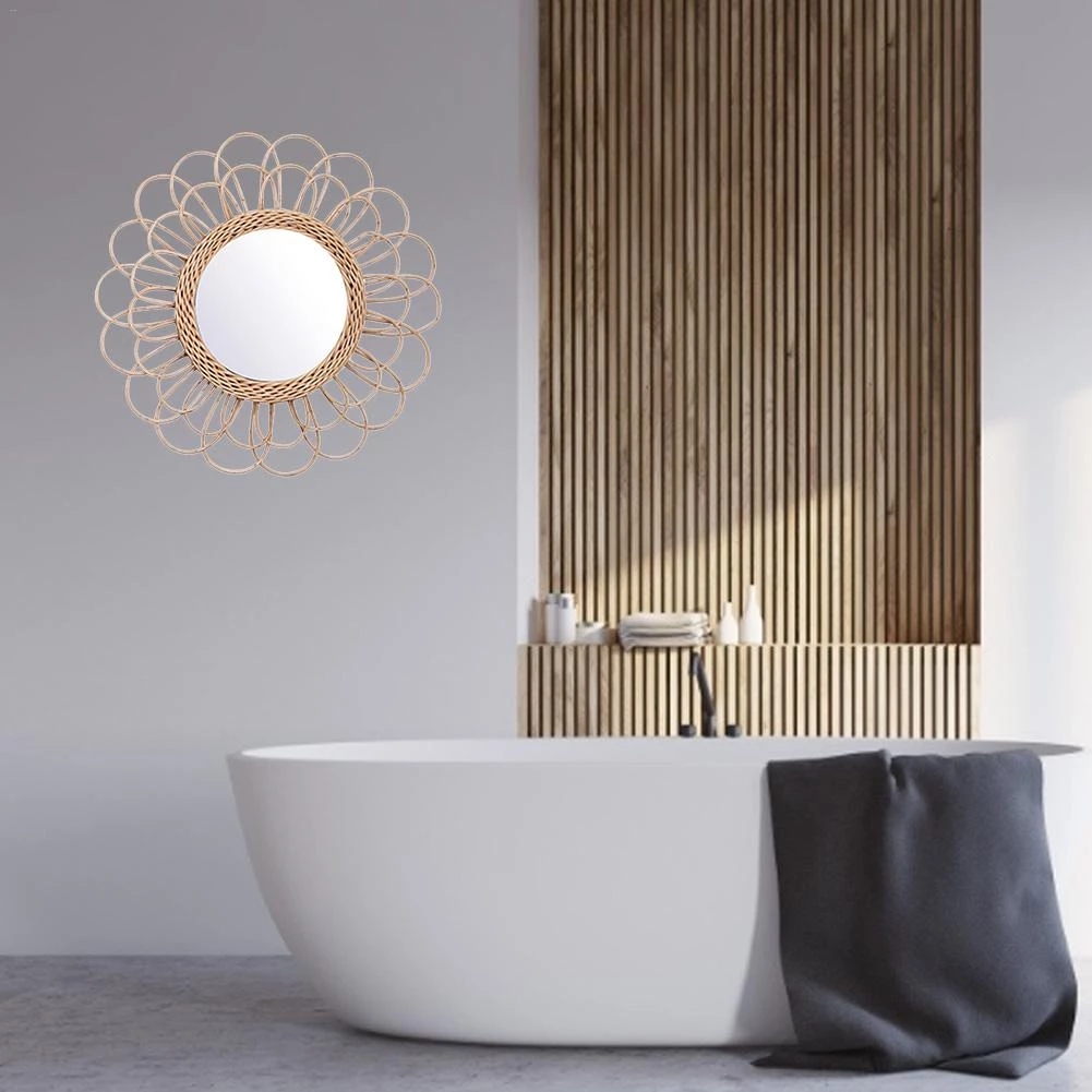 Rattan Mirror Innovative Home  - огляд і ціна Rattan Mirror Round
