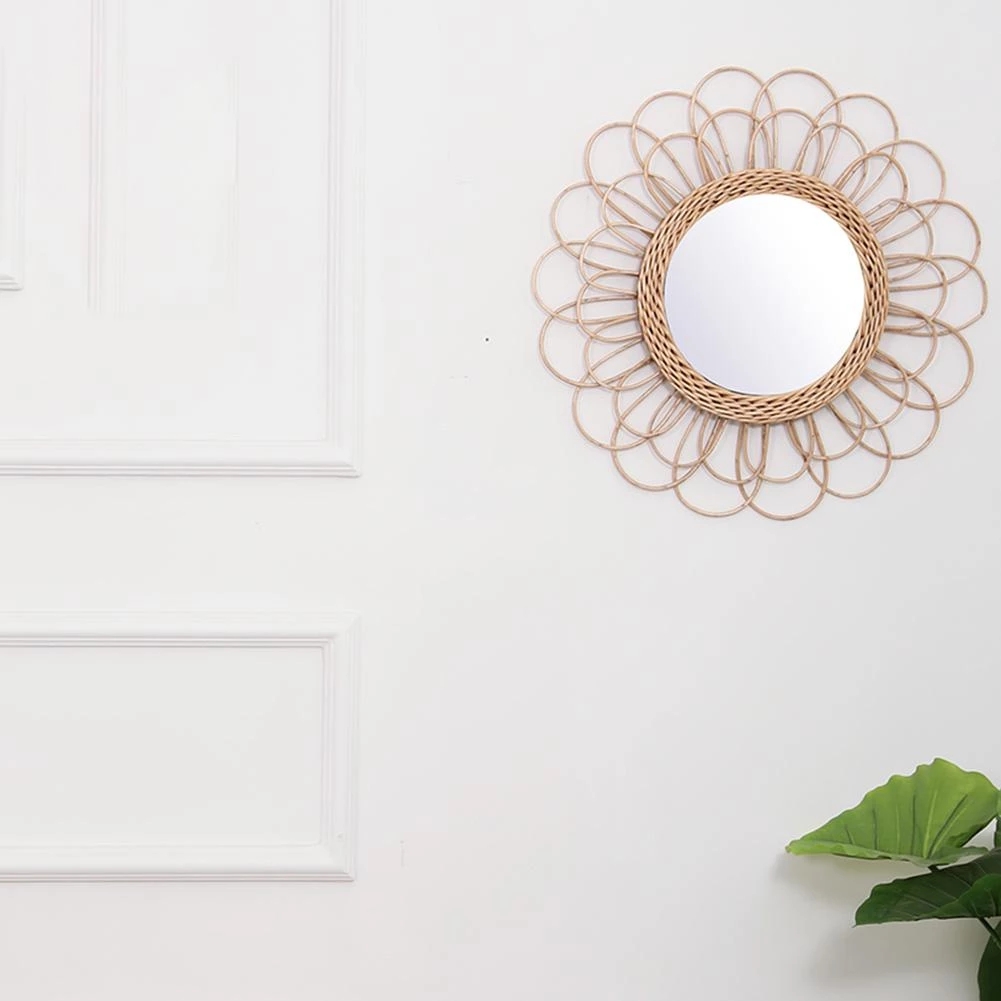 Rattan Mirror Innovative Home  - огляд і ціна Rattan Mirror Round
