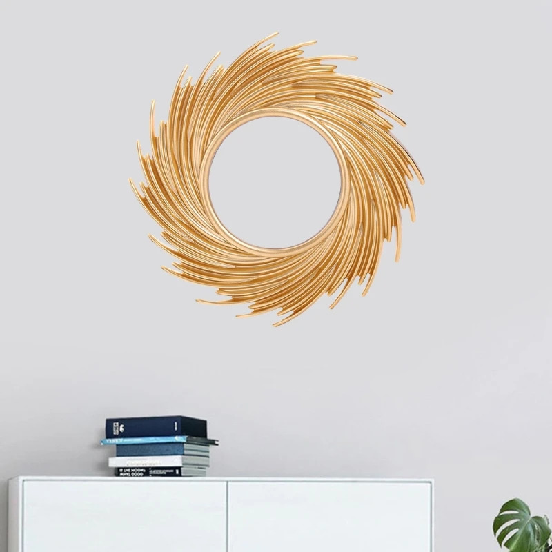 Round Rattan Makeup Mirror,Inn - огляд і ціна Rattan Mirror Round