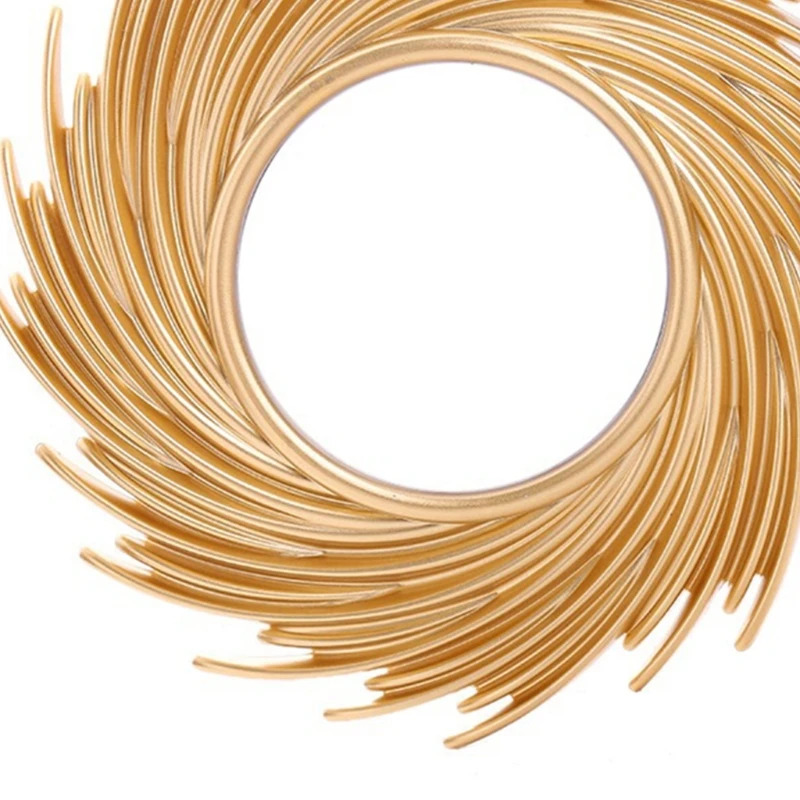 Round Rattan Makeup Mirror,Inn - огляд і ціна Rattan Mirror Round
