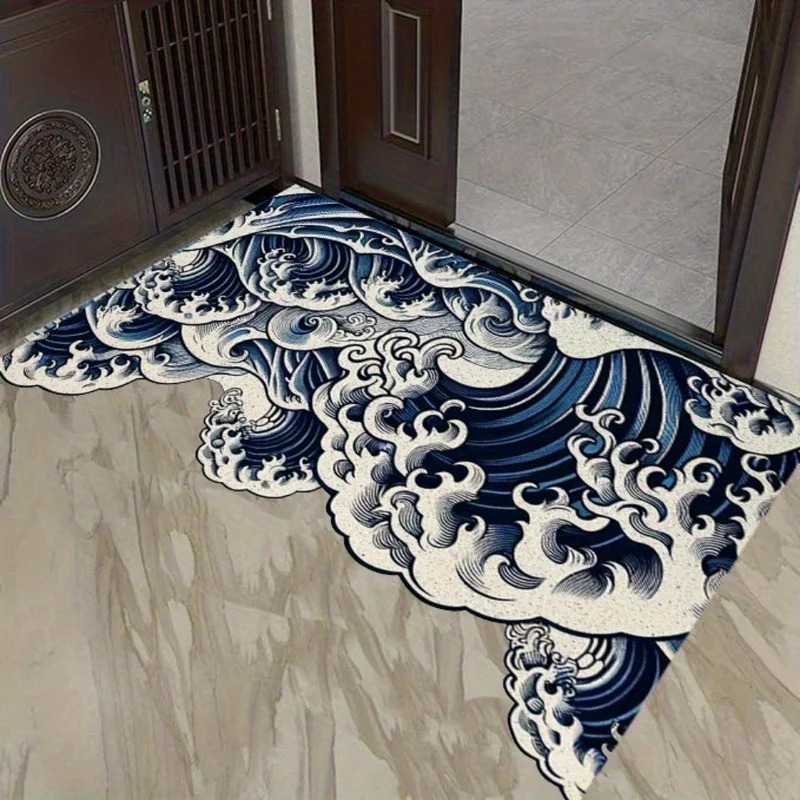 VIKAMA Abstract Wave Design Ru - огляд і ціна Printed Rug Abstract