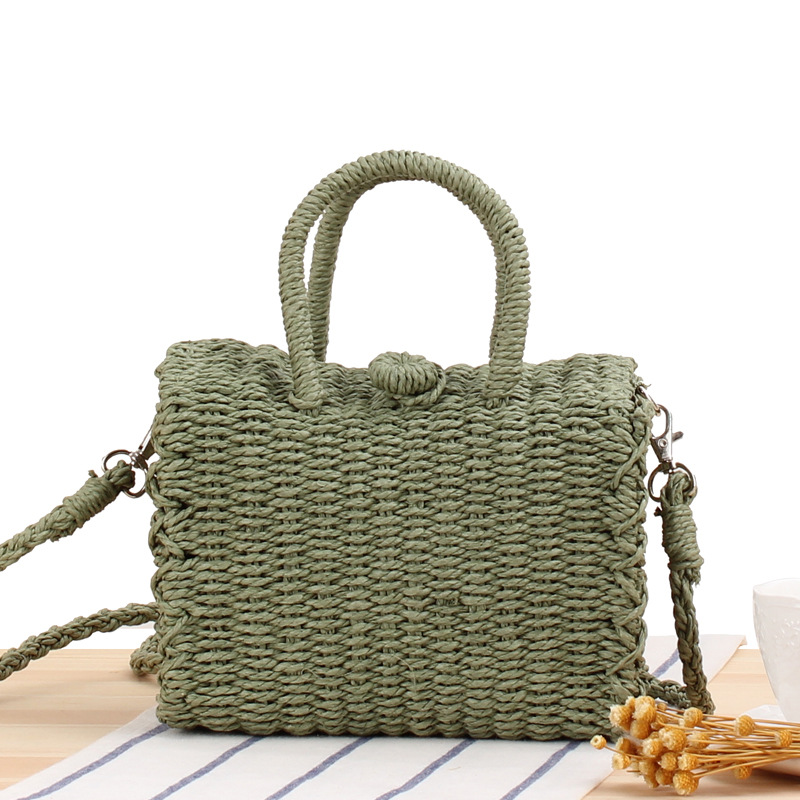 Summer Straw Beach Bag Handmad - огляд і ціна Woven Basket Set