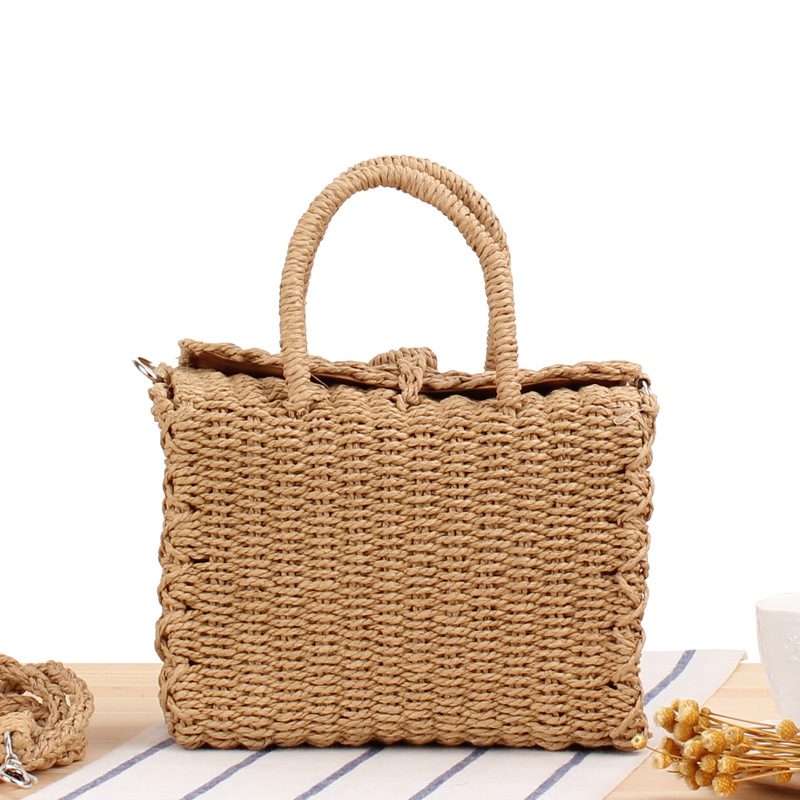 Summer Straw Beach Bag Handmad - огляд і ціна Woven Basket Set