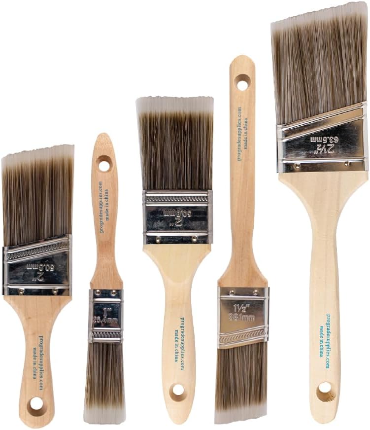 5-Piece Paint Brush Set, Flat  - огляд і ціна Interior Design Drawing