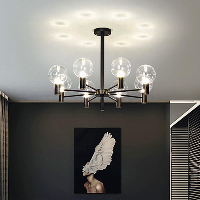 Luxury glass ball chandelier s - огляд і ціна Interior Design Of Cafe