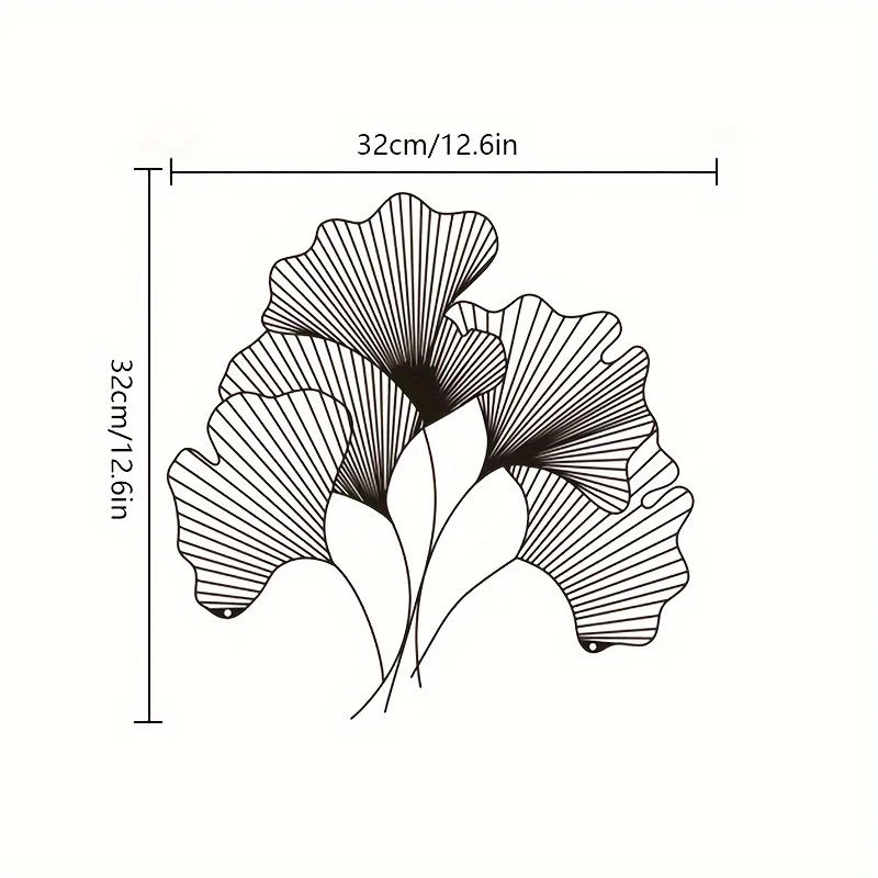 Ginkgo Leaf Wall Decoration Me - огляд і ціна Interior Design Of Cafe