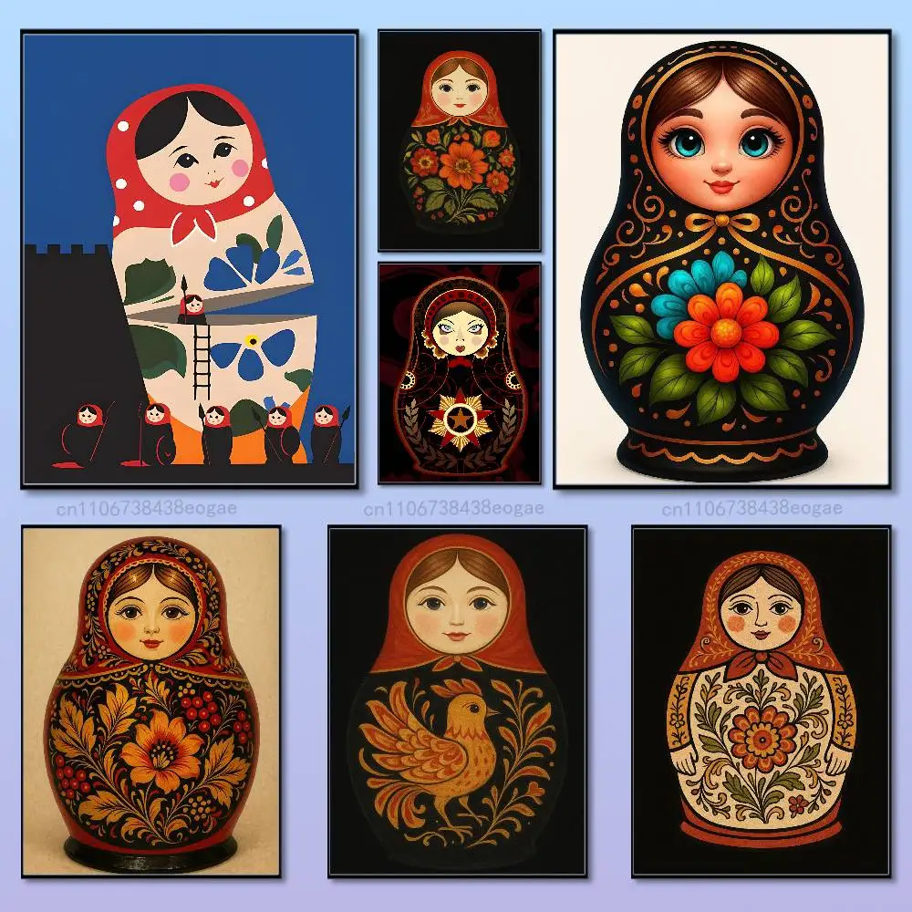 Dolls Matryoshka Russian Art P - огляд і ціна Interior Design Of Cafe