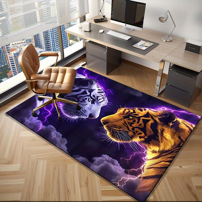 Tiger faces rug with electric  - огляд і ціна Interior Design Your Room