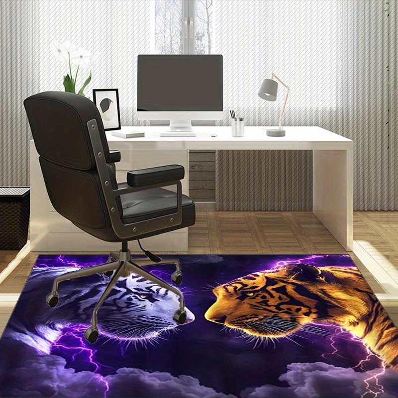 Tiger faces rug with electric  - огляд і ціна Interior Design Your Room