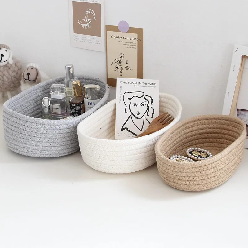 Nordic Cotton Rope Woven Stora - огляд і ціна Woven Basket Set
