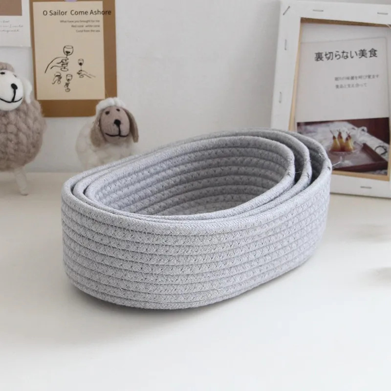 Nordic Cotton Rope Woven Stora - огляд і ціна Woven Basket Set