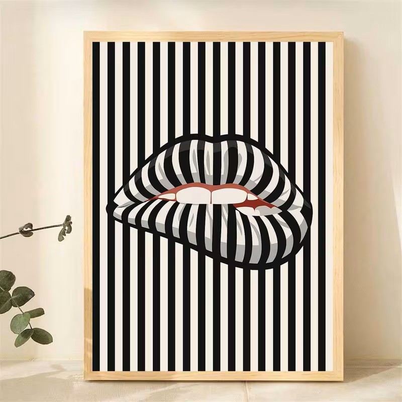 Simple and Abstract Striped Li - огляд і ціна Interior Design Drawing