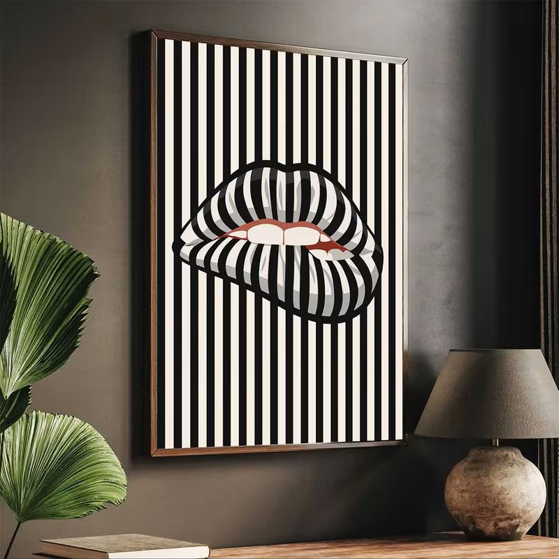 Simple and Abstract Striped Li - огляд і ціна Interior Design Drawing