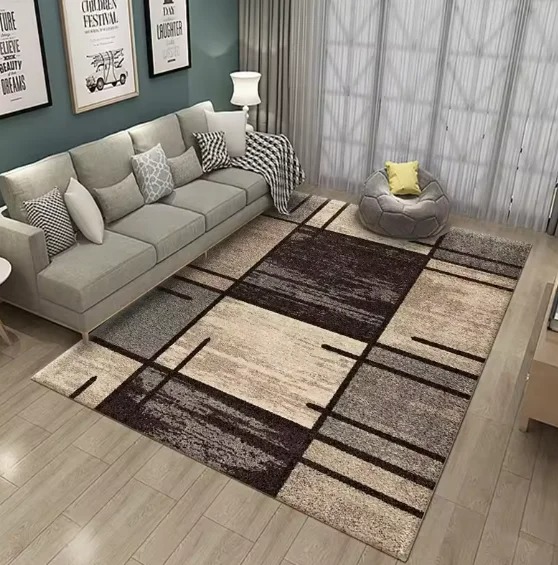 Modern Abstract Geometric Carp - огляд і ціна Printed Rug Abstract