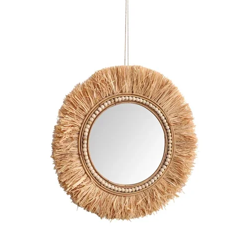 Rattan Decorative Mirrors for  - огляд і ціна Rattan Mirror Round