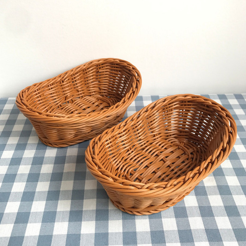Oval Rattan Woven Storage Bask - огляд і ціна Woven Basket Set