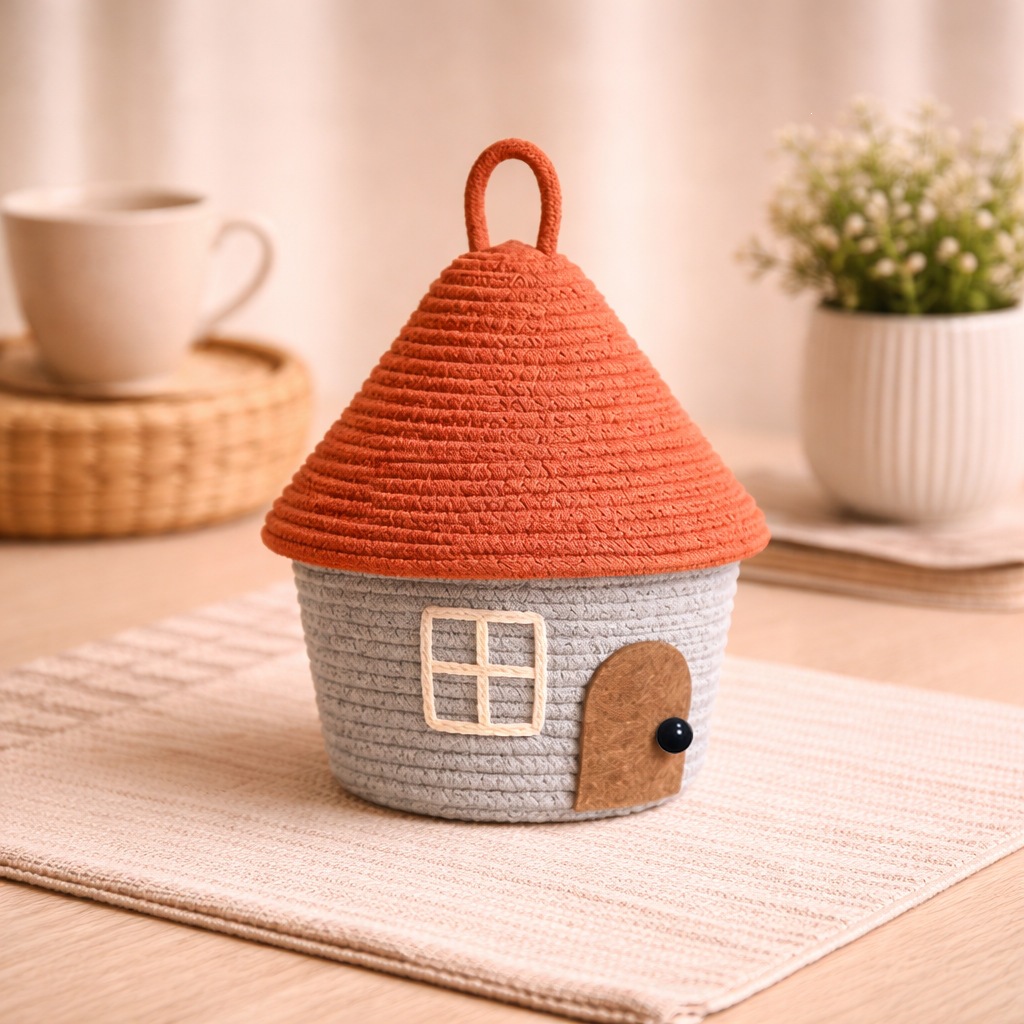 Cotton Rope Woven Storage Bask - огляд і ціна Woven Basket Set