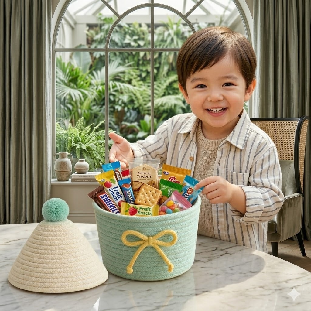 Cotton Rope Woven Storage Bask - огляд і ціна Woven Basket Set