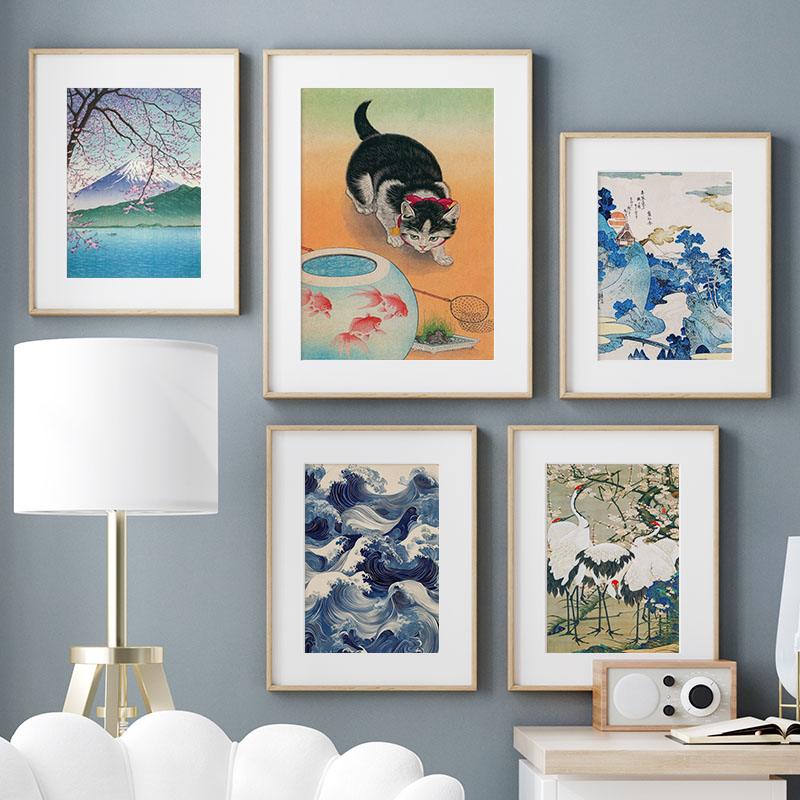 Japanese Katsushika Hokusai Ca - огляд і ціна Interior Design Drawing