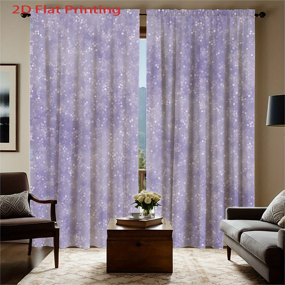 Purple Sparkle Curtains Window - огляд і ціна Interior Design Of Cafe