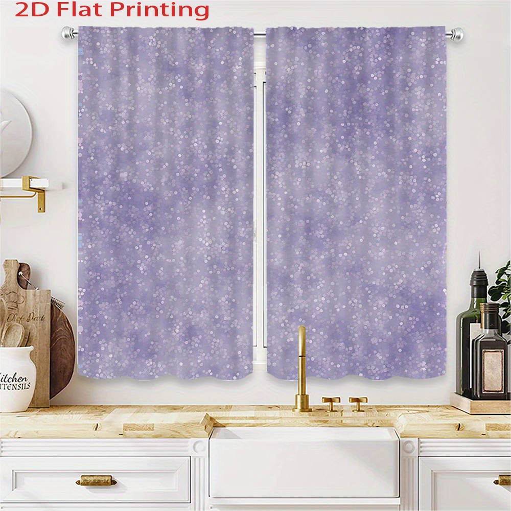 Purple Sparkle Curtains Window - огляд і ціна Interior Design Of Cafe