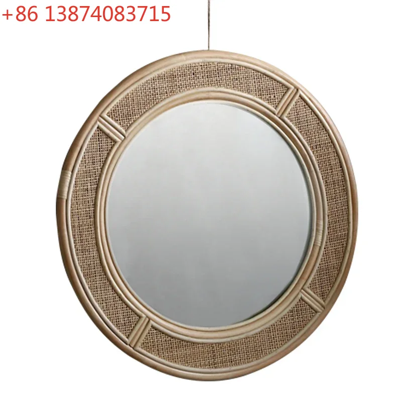 Real Rattan Bed & Breakfast Ha - огляд і ціна Rattan Mirror Round