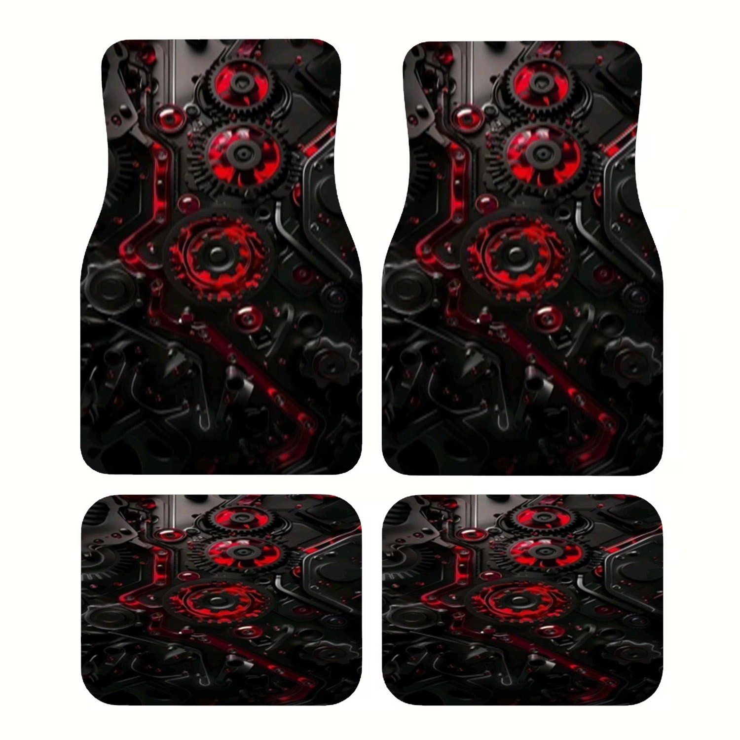 4pcs Car Floor Mats, Futuristi - огляд і ціна Interior Design Industrial Style