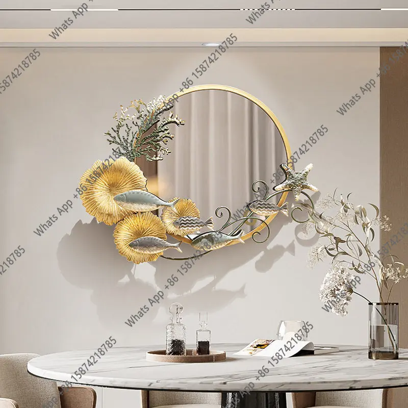 Premium Background Decorative  - огляд і ціна Rattan Mirror Round