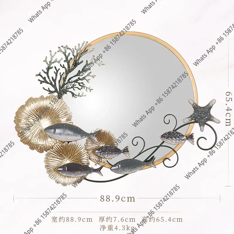 Premium Background Decorative  - огляд і ціна Rattan Mirror Round